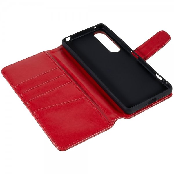 Nordic Covers Sony Xperia 1 IV Etui Essential Læder Poppy Red