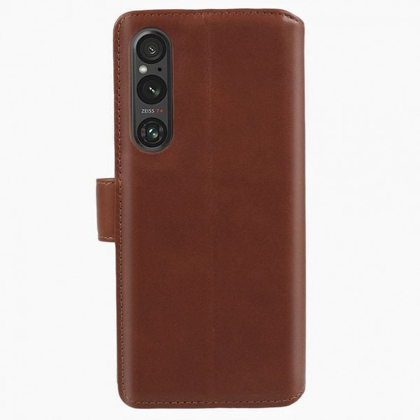 Nordic Covers Sony Xperia 1 V Cover Essential Læder Maple Brown