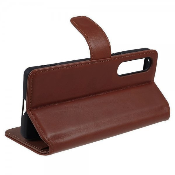 Nordic Covers Sony Xperia 1 V Cover Essential Læder Maple Brown