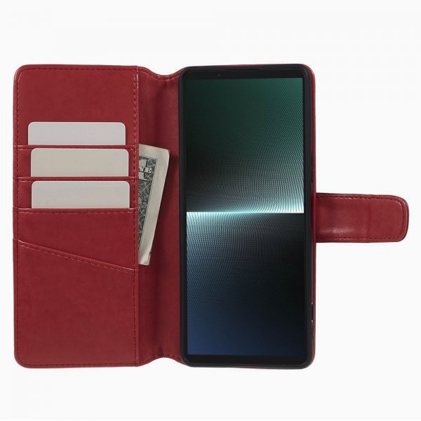 Nordic Covers Sony Xperia 1 V Cover Essential Læder Poppy Red
