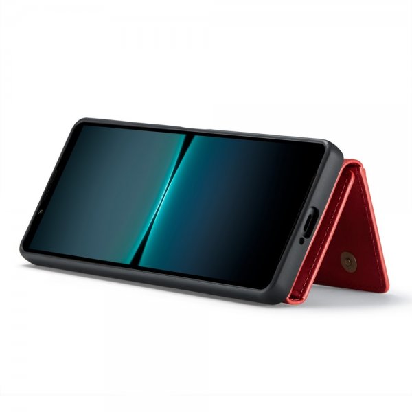 Dg.Ming Sony Xperia 1 V Cover M2 Series Aftagelig Kortholder Rød
