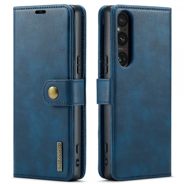 Dg.Ming Sony Xperia 1 VI Etui med Aftageligt Cover Blå