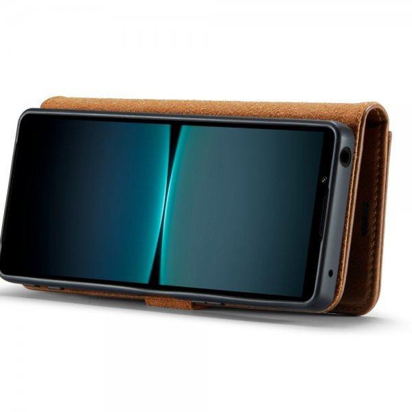 Dg.Ming Sony Xperia 1 VI Etui med aftageligt cover Brun