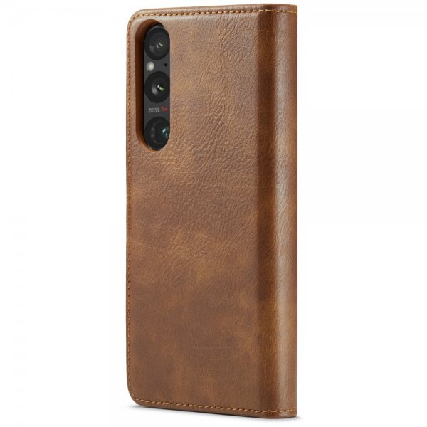 Dg.Ming Sony Xperia 1 VI Etui med aftageligt cover Brun
