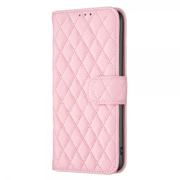 Sony Xperia 1 VI Etui Rombemønster Rosa