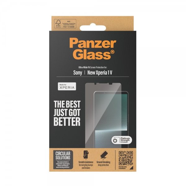 PanzerGlass Sony Xperia 1 VI Skærmbeskytter Ultra-Wide Fit