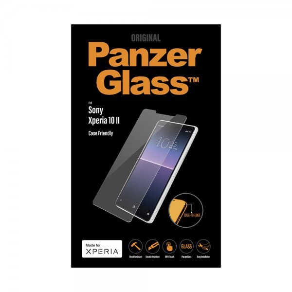 PanzerGlass Sony Xperia 10 II Skærmbeskyttelse CaseFriendly Edge-to-Edge