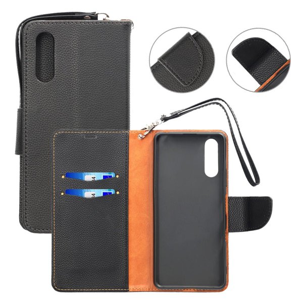 Sony Xperia 10 III Cover med Stander Sort