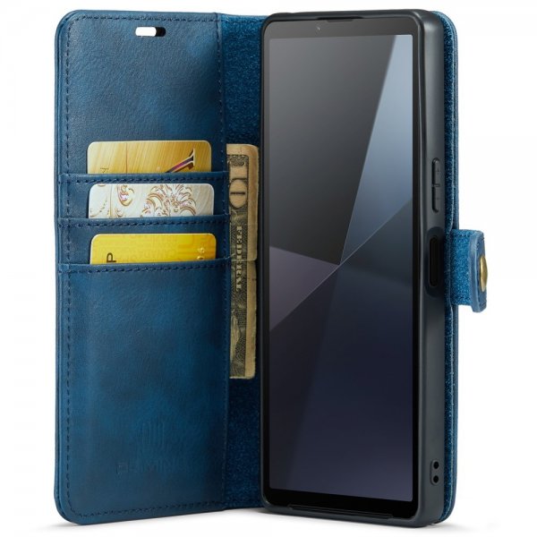 Dg.Ming Sony Xperia 10 VI Cover med Aftageligt Cover Blå