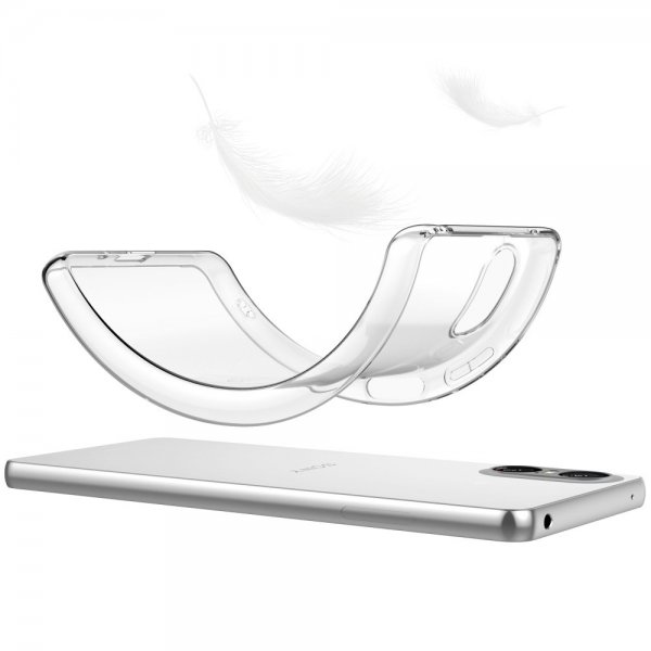 Nordic Covers Sony Xperia 10 VI Cover Feather Series Gennemsigtig