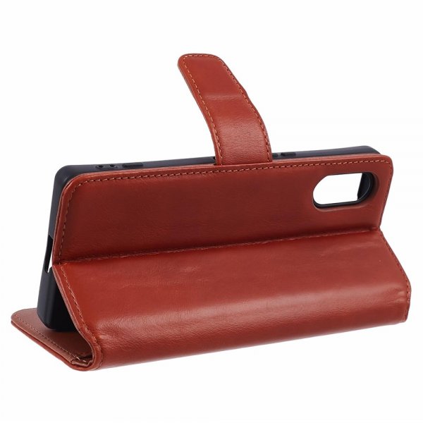 Nordic Covers Sony Xperia 5 V Etui Essential Leather Maple Brown