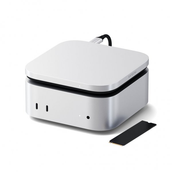 Satechi USB4 Slim NVMe SSD-kabinet Sølv