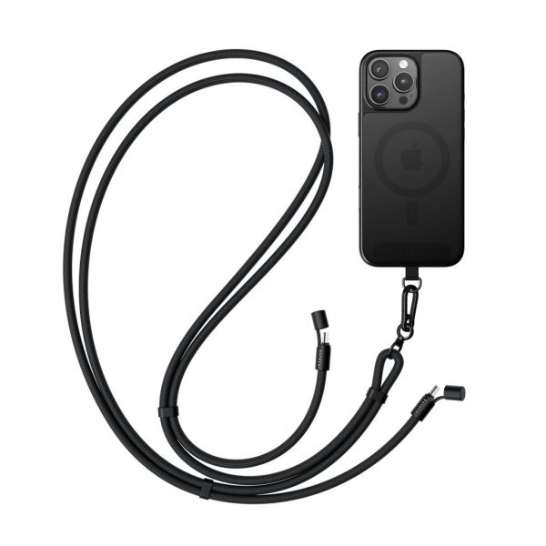 Satechi OntheGo Lanyardkabel USB-C 1.5m Sort