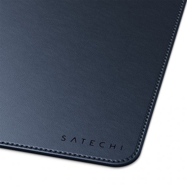 Satechi Premium skrivebordsmåtte i vegansk læder Blå