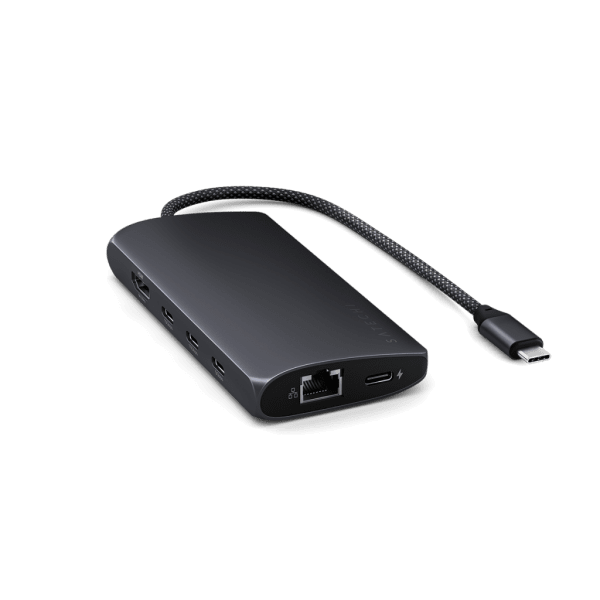 Satechi USB-C Multiport Adapter 8K med Ethernet V3 Midnight
