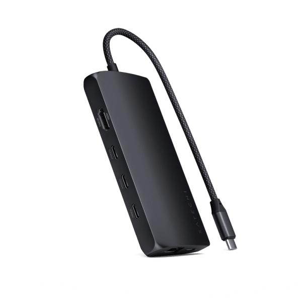 Satechi USB-C Multiport Adapter 8K med Ethernet V3 Midnight