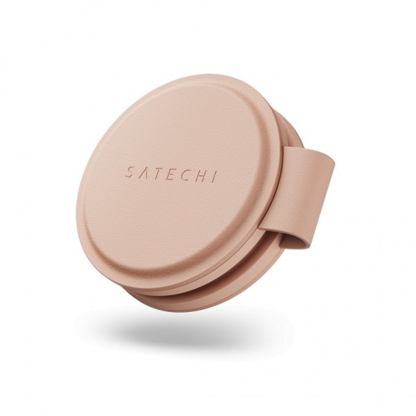 Satechi On-the-Go 2-i-1 trådløs oplader Desert Rose