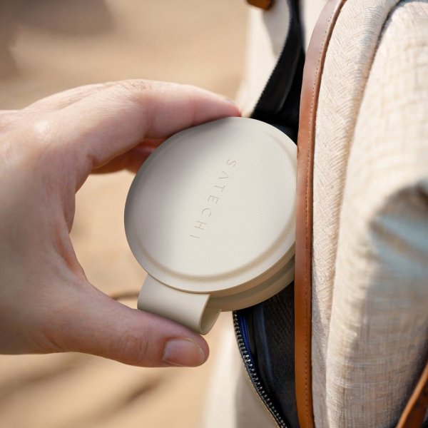 Satechi OntheGo 2-i-1 trådløs oplader Sand