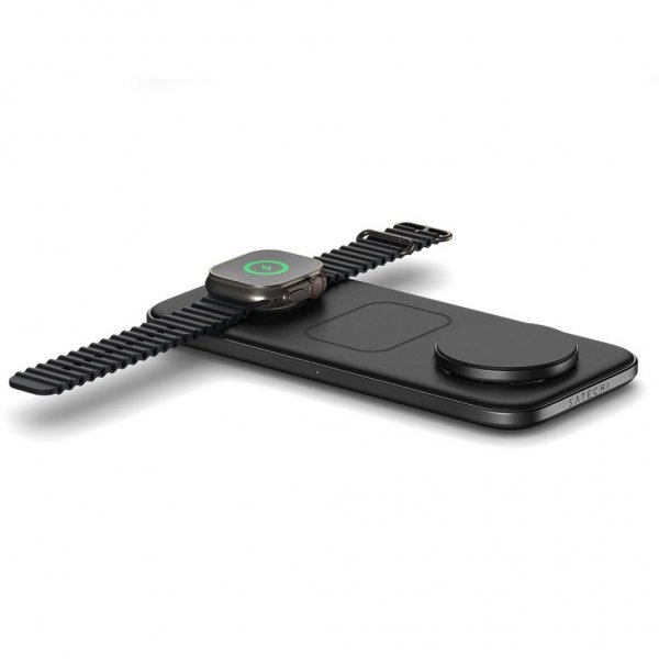 Satechi Trådløs Oplader Qi2 Trio Wireless Charging Pad MagSafe