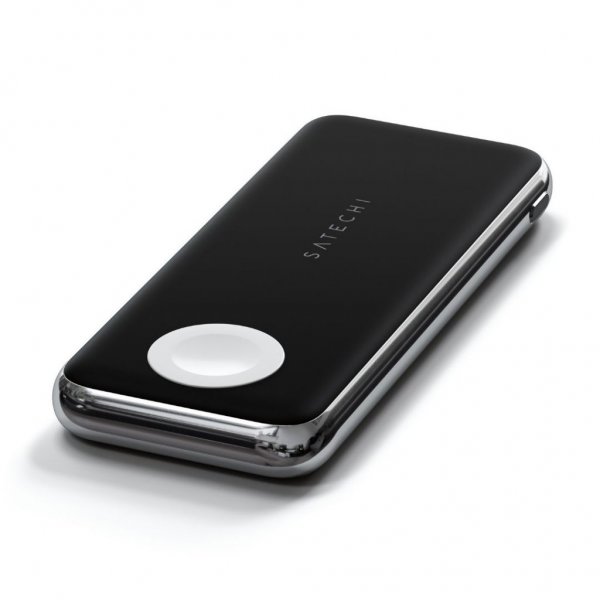 Satechi Quatro Powerbank med indbygget Qi-opladning og Apple Watch-opladning