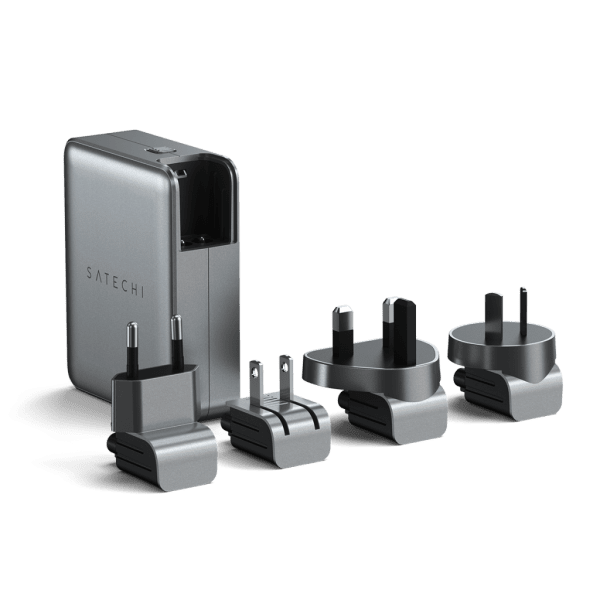 Satechi Oplader 145W USB-C 4-Port GaN Rejseoplader