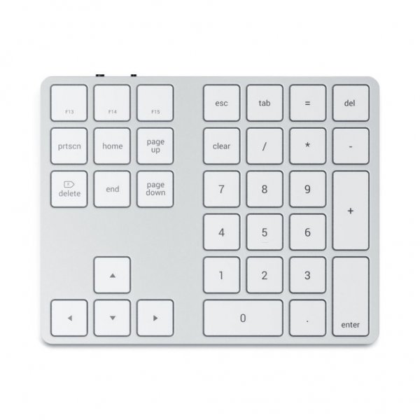 Satechi Trådløst Udvidet Numerisk Tastatur Sølv