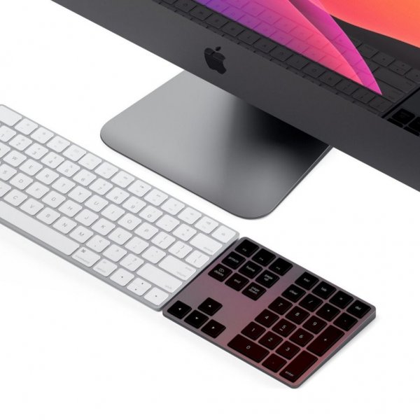 Satechi Trådløst Udvidet Numerisk Tastatur Space Gray