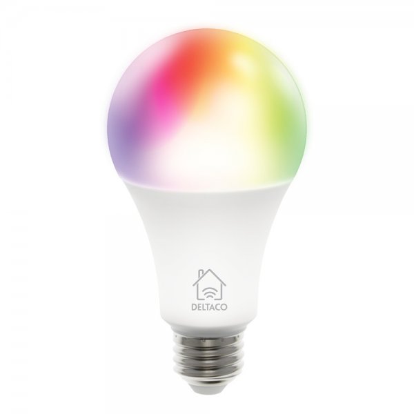 Deltaco Smart Home Starter Kit med Smart Plug og 2 RGB LED-pærer