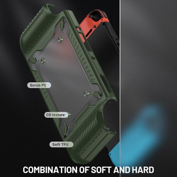 Stødsikkert cover til Nintendo Switch OLED Grøn