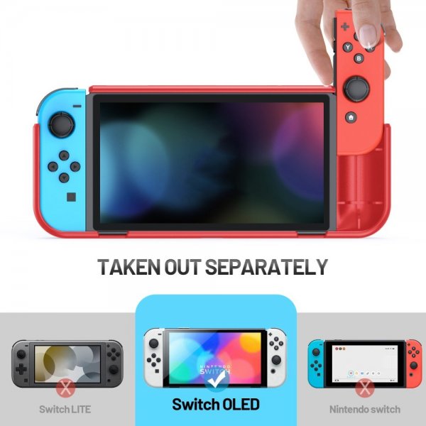 Stødsikkert cover til Nintendo Switch OLED Rød