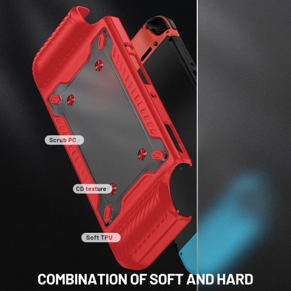 Stødsikkert cover til Nintendo Switch OLED Rød