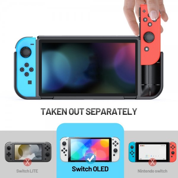 Stødsikkert cover til Nintendo Switch OLED Sort