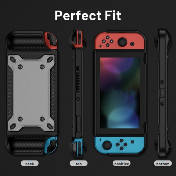 Stødsikkert cover til Nintendo Switch OLED Sort