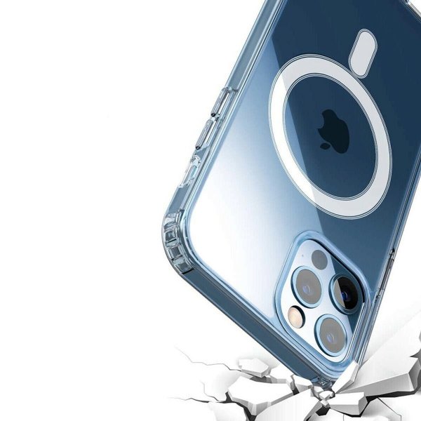 iPhone 11 Pro Cover TPU MagSafe Stødsikkert Transparent