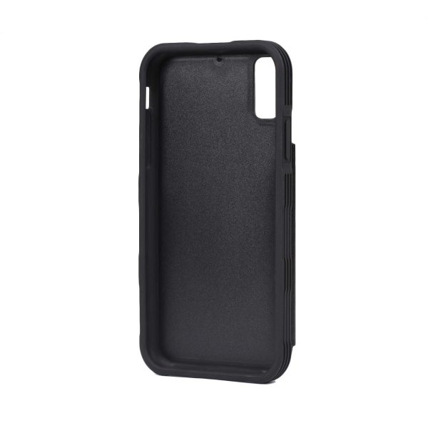 iPhone Xs Max Cover med Kortlomme Stødsikkert Sort