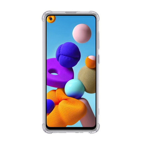 Samsung Galaxy A21s Cover Stødsikkert Transparent