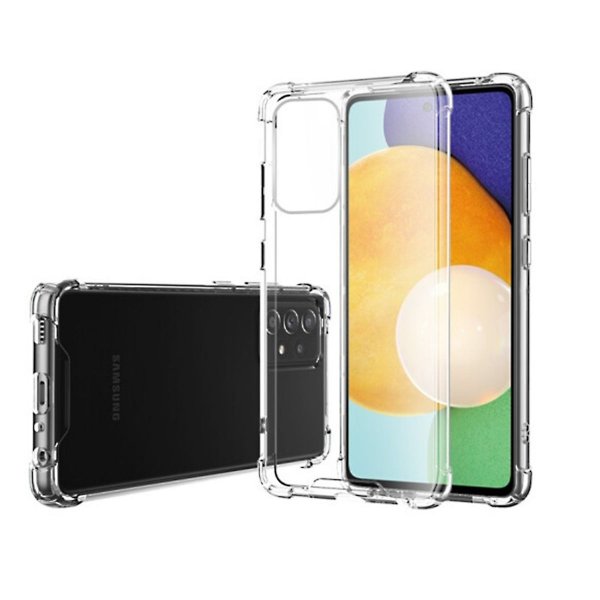 Samsung Galaxy A52/A52s 5G Cover Forstærkede Hjørner Transparent