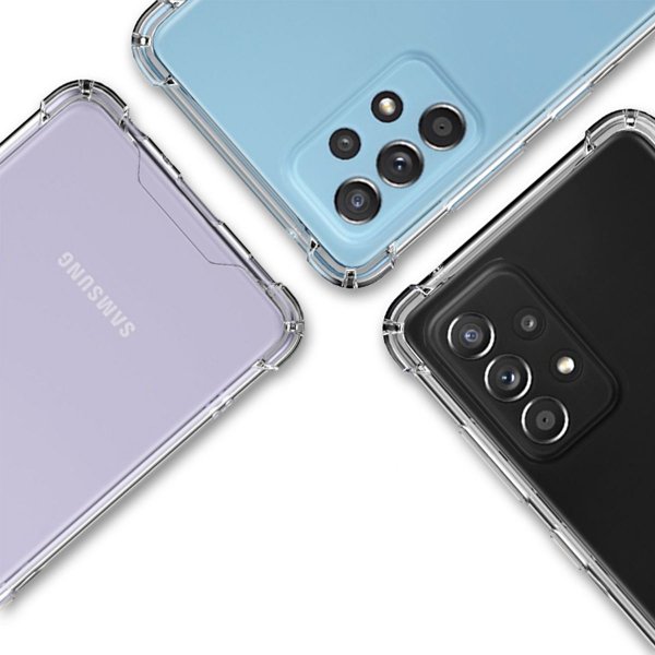 Samsung Galaxy A52/A52s 5G Cover Forstærkede Hjørner Transparent