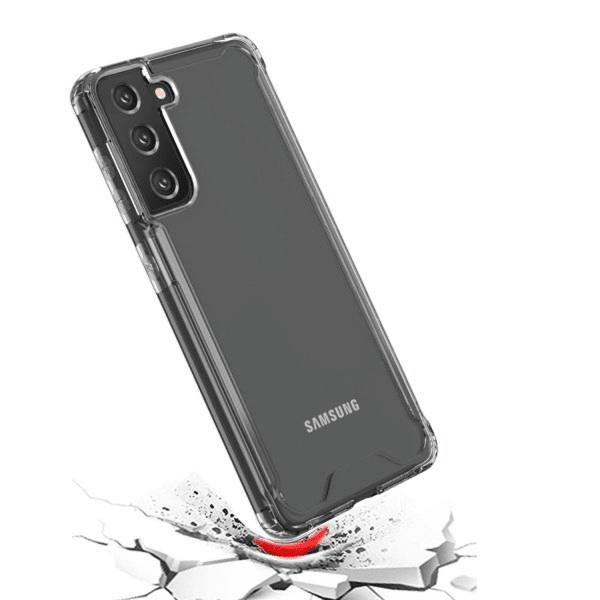 Samsung Galaxy S21 Cover Stødsikkert Gennemsigtigt