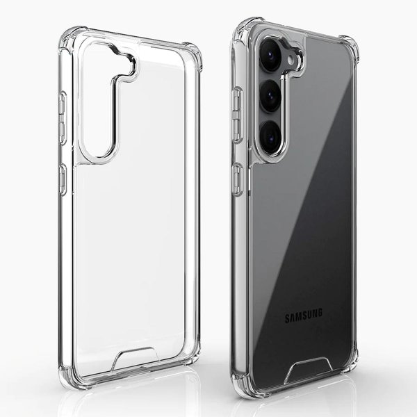 Samsung Galaxy S23 Cover Stødsikkert Gennemsigtigt