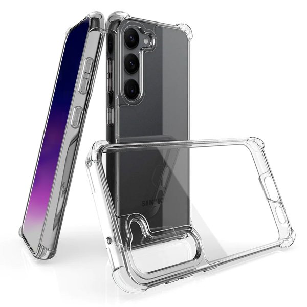 Samsung Galaxy S23 Cover Stødsikkert Gennemsigtigt