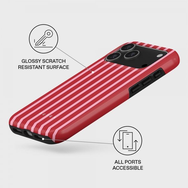 Burga iPhone 17 Pro Cover Tough MagSafe Strawberry Jam