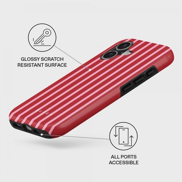 Burga iPhone 17 Cover Tough MagSafe Strawberry Jam