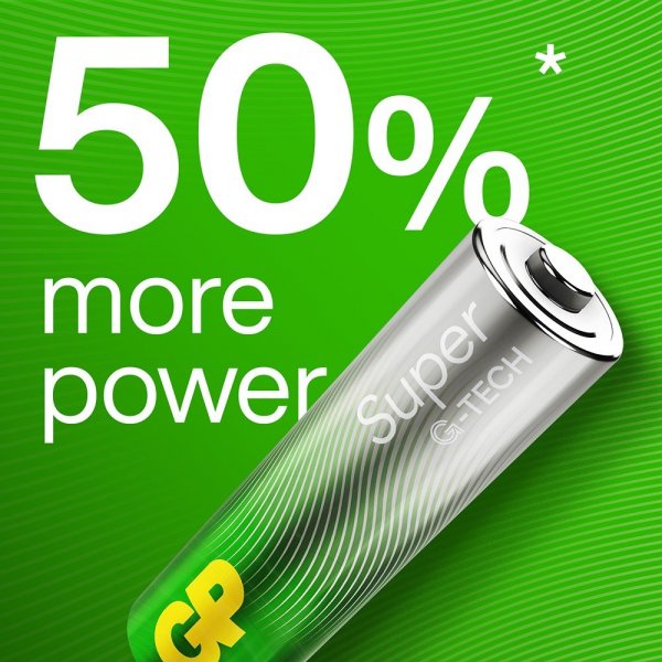 GP Super Alkaline AAA-batteri 24A/LR03 40-pak