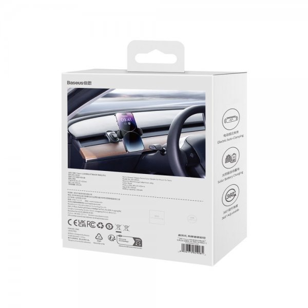Baseus Tesla Model 3/Y Mobilholder T-Space Solpanel