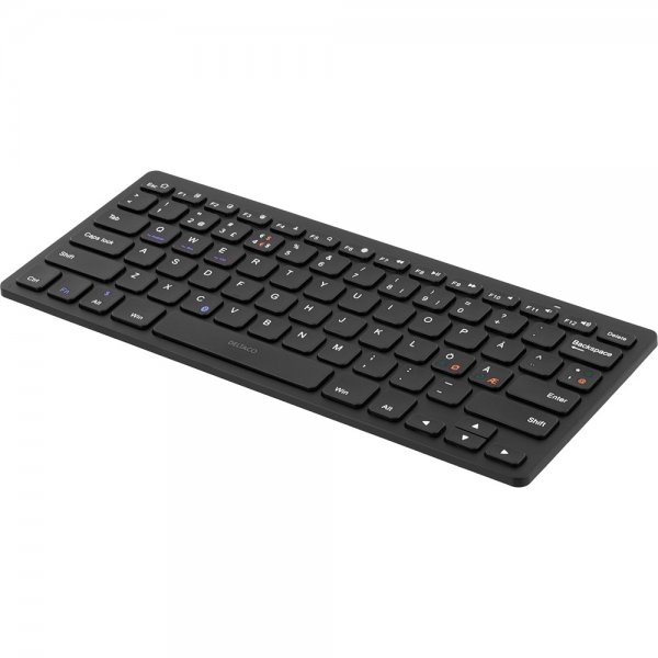 Deltaco Trådløst Tastatur Mini Bluetooth Sort