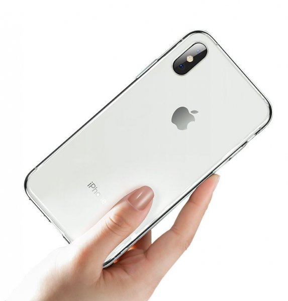 iPhone X/iPhone Xs Cover Stødsikkert TPU Transparent