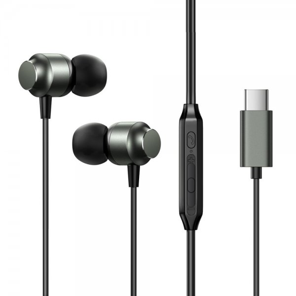 Joyroom Kablede Høretelefoner EC06 USB-C Sort
