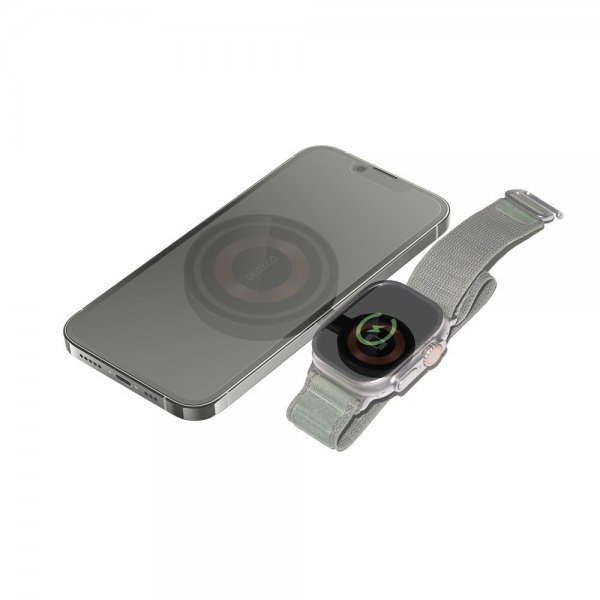 Deltaco Trådløs Oplader 2-i-1 Transparent MagSafe