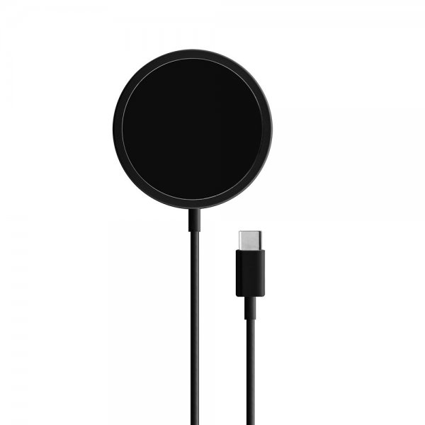 Puro Trådløs Oplader Magnetic USB-C Charging Cable MagSafe Sort